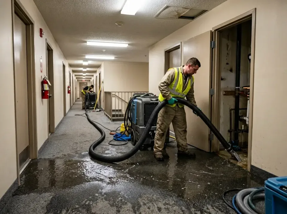 multi-unit-apartment-hallway-f-005 — frequently asked questions, Emergency Burst Pipe Water Extraction & Removal in Winnsbor…
